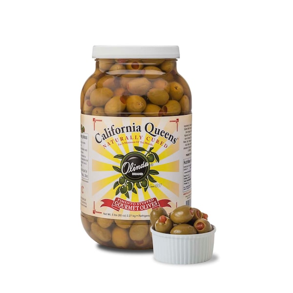 Olinda Olinda Pimento Stuffed Queen Olives 110/120 Count - 1gal. PET Jar, PK4 62103 - main